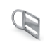 PASSANTE INOX D-RING  PER CINTURA PASSANTE INOX D-RING  PER CINTURA