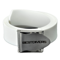 CINTURA IN GOMMA BIANCA INOX CINTURA IN GOMMA BIANCA INOX