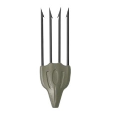 FIOCINA 4 PUNTE MUSTAD MILITARY GREEN