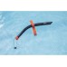 BOCCAGLIO FRONTALE SNORKEL NUOTO CENTRALE BLACK/ORANGE BOCCAGLIO FRONTALE SNORKEL NUOTO CENTRALE BLACK/ORANGE