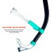 BOCCAGLIO FRONTALE SNORKEL NUOTO CENTRALE BLACK/TURCHESE BOCCAGLIO FRONTALE SNORKEL NUOTO CENTRALE BLACK/TURCHESE