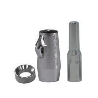 SCORRISAGOLA MIM 7mm INOX + CODOLO 45° + RONDELLA