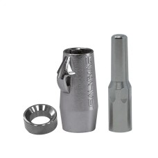 SCORRISAGOLA MIM 7mm INOX + CODOLO 45° + RONDELLA SCORRISAGOLA MIM 7mm INOX + CODOLO 45° + RONDELLA