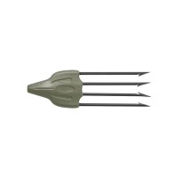 FIOCINA SPEED 4 PUNTE MUSTAD MILITARY GREEN - BLACK FIOCINA SPEED 4 PUNTE MUSTAD MILITARY GREEN - BLACK