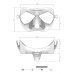 MASCHERA INCREDIBILE BLACK/CLEAR MASCHERA INCREDIBILE BLACK/CLEAR