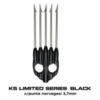 FIOCINA 5 PUNTE K5 LIMITED SERIES BLACK FILETTO M6 FIOCINA 5 PUNTE K5 LIMITED SERIES BLACK FILETTO M6