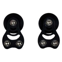 BOZZELLI DOPPIO ASSE ANODIZZATI NERI