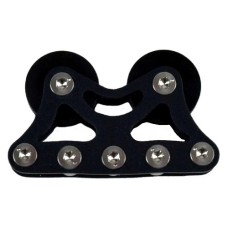 CARRELLO CINQUE ASSI ANODIZZATO NERO