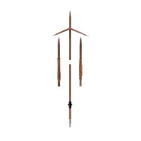 ASTA OLEOPNEUMATICO 6.5 mm TAHITIANA DOPPIA ALETTA  ASTA OLEOPNEUMATICO 6.5 mm TAHITIANA DOPPIA ALETTA