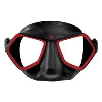 MASCHERA WOLF NERA ROSSA